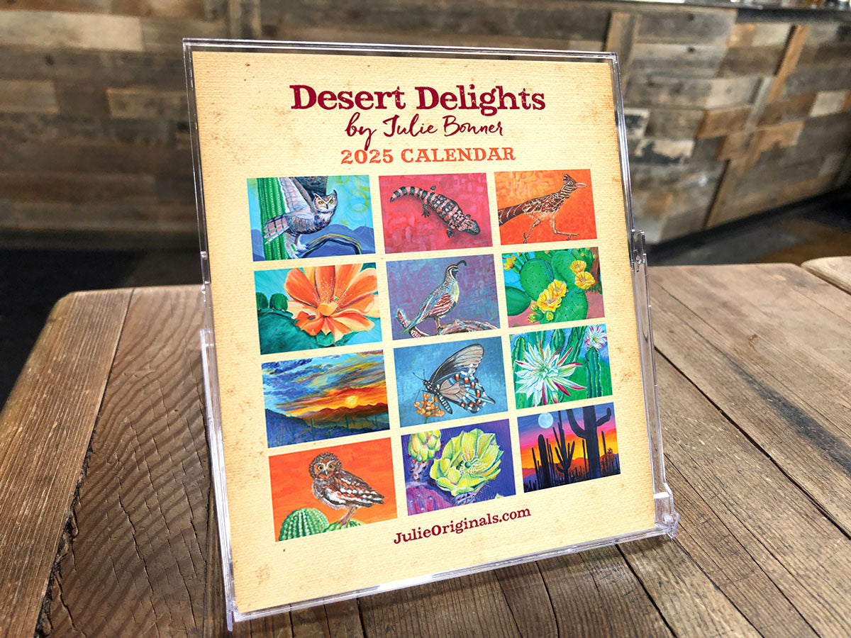 2025 Desk Calendar: Desert Delights