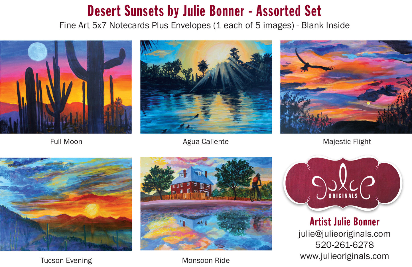 Desert Sunsets Assorted Greeting Cards