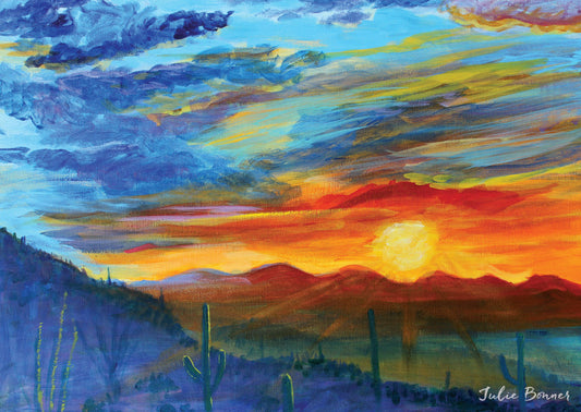 Desert Sunsets Assorted Greeting Cards