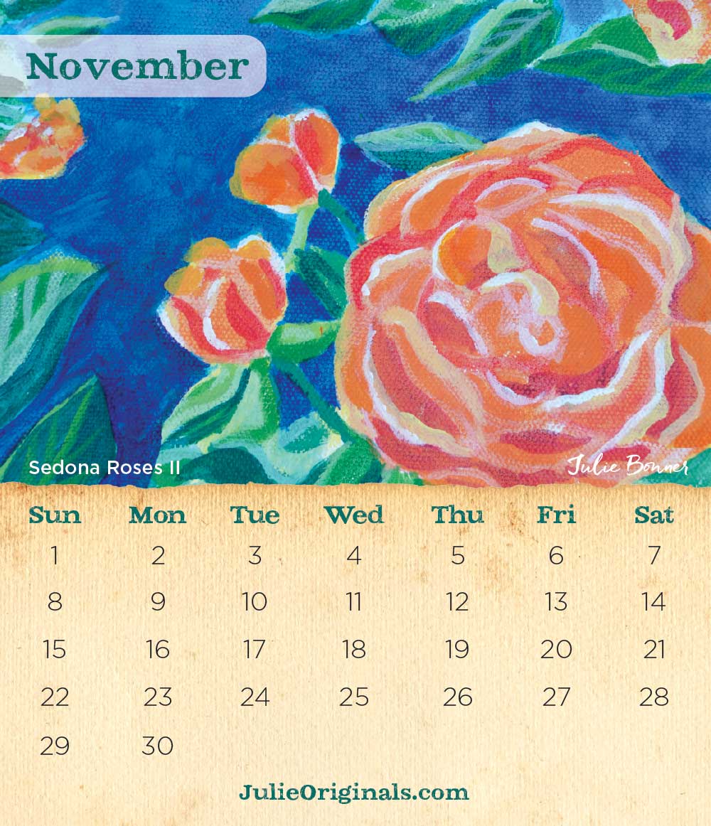 2026 Desk Calendar: Birds, Bikes & Blooms