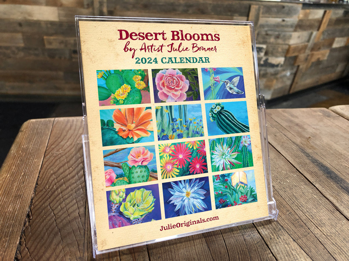 2024 Desert Blooms Desktop Calendar – Julie Originals