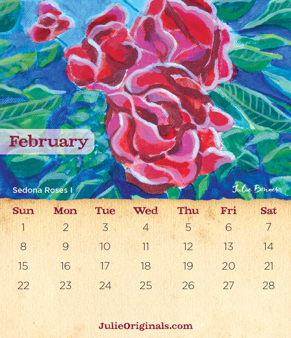 2026 Desk Calendar: Birds, Bikes & Blooms